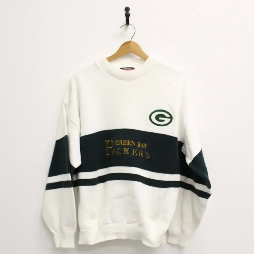 Vintage Green Bay Packers Football Sweater XL